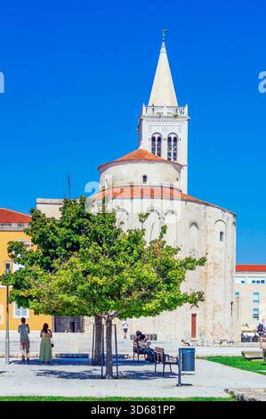 La Chiesa di San Donato a Zara, Croazia Foto Stock