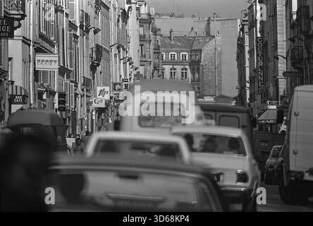 1975, Parigi, Rive guidava. Foto Stock
