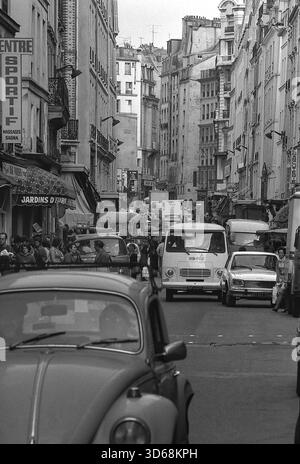 1975, Parigi, Rive guidava. Foto Stock