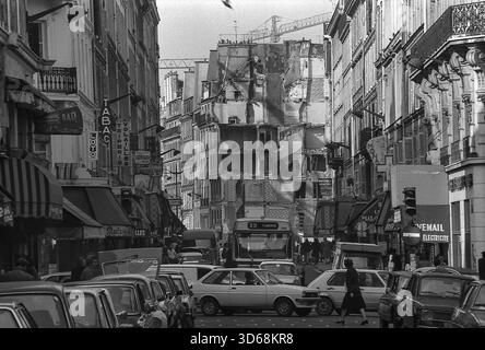 1975, Parigi, Rive guidava. Foto Stock