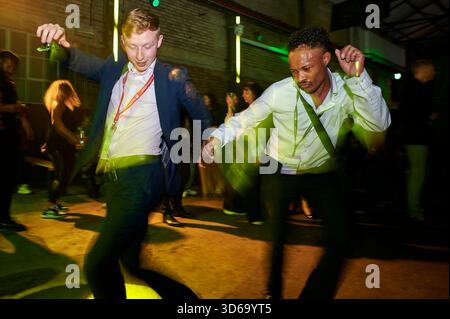 Liverpool, Regno Unito, ottobre 2023, ballo al MP Dawn Butler's Jamaica Party at Camp and Furnace, accreditato Antony Medley Foto Stock