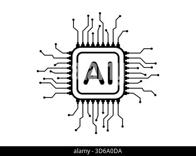 Un set di icone di intelligenza artificiale moderno e dettagliato progettato per interfacce digitali, app e siti Web. Linee pulite, qualità vettoriale scalabile, e. Illustrazione Vettoriale