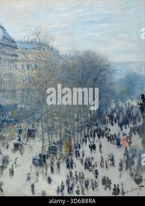 Boulevard des Capucines. Claude Monet (francese, 1840-1926)» Foto Stock