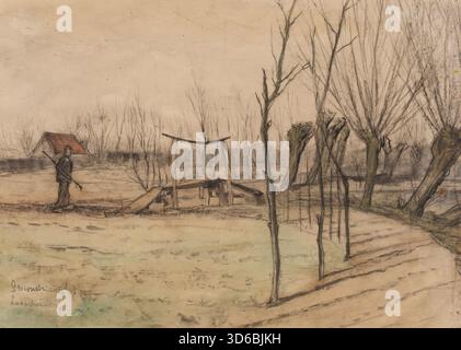 "Landscape at Loosduinen (1905). Piet Mondrian (olandese, 1872 - 1944)» Foto Stock