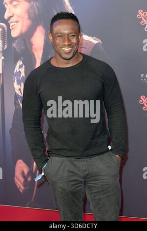 Jerry Kwarteng bei der Europapremiere des Kinofilms 'Song Sung Blue' im Zoo Palast. Berlino, 19.11.2025 Foto Stock