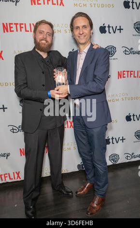Los Angeles, CA, USA, 19 novembre 2025 partecipa alla sedicesima edizione dell'area stampa annuale Hollywood Music in Media Awards presso l'Avalon di Los Angeles, California, il 19 novembre 2025. Crediti: Carla Van Wagoner/Alamy Live News Foto Stock