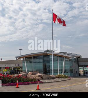 Canada Border Services Agency - edificio Fort Erie Port of Entry a Fort Erie, Ontario, Canada Foto Stock