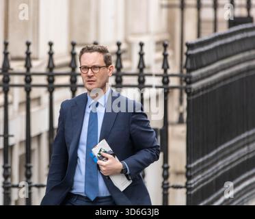 Londra, Regno Unito. 20 novembre 2025. Darren Jones, Cancelliere del Ducato di Lancaster, a Downing Street Londra Regno Unito crediti: Ian Davidson/Alamy Live News Foto Stock