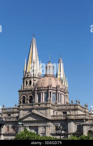 Messico, stato di Jalisco, Guadalajara, la cattedrale. Foto Stock