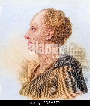 DATA DI REGISTRAZIONE NON INDICATA Leonhard Euler, geb. 15. Aprile 1707 a Basilea, Gest. 7) Septemberjul. / 18. Settembre 1783greg. A Sankt Petersburg War ein Schweizer Mathematiker, Physiker, Astronom, Geograph, Logiker und Ingenieur Foto Stock