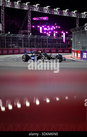 23 ALBON Alexander (tha), Williams Racing FW47, azione durante il Gran Premio di Formula 1 di Las Vegas 2025, 22° round del Campionato del mondo di Formula 1 FIA 2025 dal 21 al 23 novembre 2025 sul Las Vegas Strip Circuit, a Paradise, Nevada, Stati Uniti d'America Foto Stock