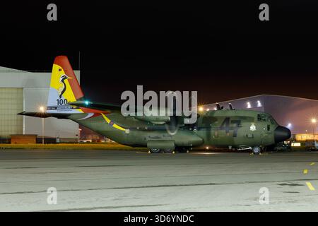 Lockheed C130J Hercules del RAF/47 Squadron Foto Stock