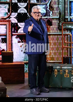 Roma, Italia. 22 novembre 2025. Roma, studi Rai ex caro, programma televisivo "Ciao maschio". Nella foto: Antonio Milo credito: Agenzia fotografica indipendente/Alamy Live News Foto Stock