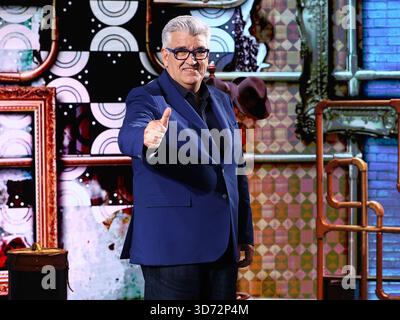 Roma, Italia. 22 novembre 2025. Roma, studi Rai ex caro, programma televisivo "Ciao maschio". Nella foto: Antonio Milo credito: Agenzia fotografica indipendente/Alamy Live News Foto Stock