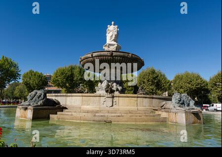 AIX en Provence - 30 agosto 2014 la fontaine rotonde la fontana della rotonda foto: JMQuinet/Reporters Foto Stock
