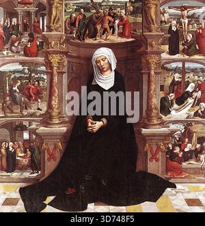 ISENBRANT, Adriaen (B. CA. 1490, Bruges, d. 1551, Bruges) nostra Signora dei sette dolori 1518-35 Panel O.L. Vrouwekerk, Bruges --- parole chiave: --------------- Autore: ISENBRANT, Adriaen titolo: Nostra Signora dei sette dolori linea temporale: 1501-1550 Scuola: Fiamminga forma: Pittura tipo: Religioso Foto Stock