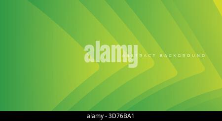 Sfondo geometrico verde chiaro minimalista. Composizione dinamica delle forme. Illustrazione vettoriale Illustrazione Vettoriale