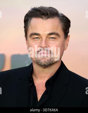 Londra, Regno Unito, 16 settembre 2025, Leonardo DiCaprio alla prima di Londra per una battaglia dopo l'altra a Odeon Luxe Leicester Square a Londra. Cred Foto Stock