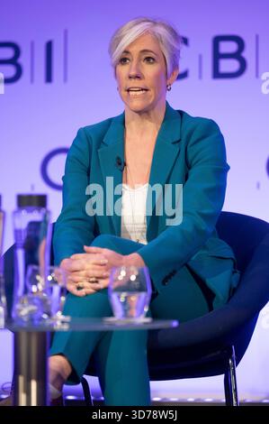 Londra, Regno Unito. 24 novembre 2025. Daisy Cooper, Vice leader dei Liberal Democratici, alla Conferenza del CBI a Londra. Crediti: Mark Thomas/Alamy Live News Foto Stock