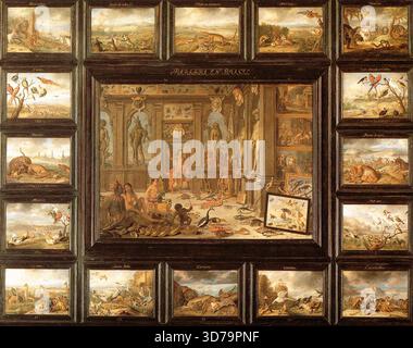 KESSEL, Jan van, i (nato nel 1626, Anversa, d. 1679, Anversa) il continente americano 1666 olio su tela alte Pinakothek, Monaco di Baviera questo dipinto fa parte di una serie che rappresenta i quattro continenti. --- parole chiave: --------------- Autore: KESSEL, Jan van, i titolo: The Continent of America Time-line: 1651-1700 Scuola: Fiamminga forma: Pittura tipo: Mitologico Foto Stock