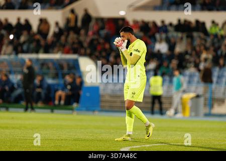 Rodrigo Dias visto durante la partita TACA De Portugal tra squadre di Atletico CP e SL Benfica (Maciej Rogowski/Ball Raw Images) Foto Stock
