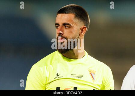 Rodrigo Dias visto durante la partita TACA De Portugal tra squadre di Atletico CP e SL Benfica (Maciej Rogowski/Ball Raw Images) Foto Stock