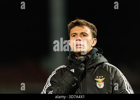 Henrique Araujo visto durante la partita TACA De Portugal tra squadre dell'Atletico CP e SL Benfica (Maciej Rogowski/Ball Raw Images) Foto Stock