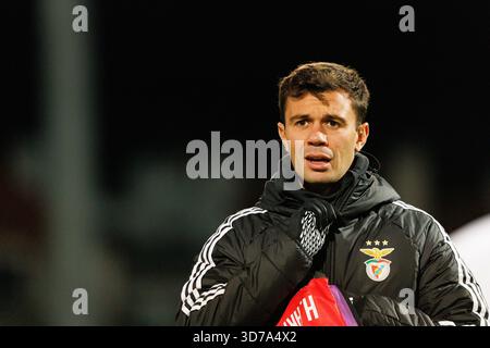 Henrique Araujo visto durante la partita TACA De Portugal tra squadre dell'Atletico CP e SL Benfica (Maciej Rogowski/Ball Raw Images) Foto Stock