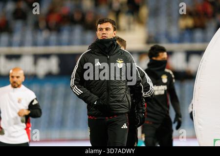 Henrique Araujo visto durante la partita TACA De Portugal tra squadre dell'Atletico CP e SL Benfica (Maciej Rogowski/Ball Raw Images) Foto Stock