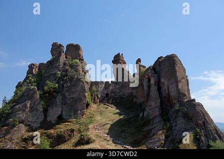 Fortezza di Belogradchik, nota anche come fortezza di Kaleto nei Balcani, Bulgaria Foto Stock