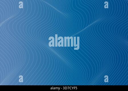 Mezzitoni puntini sullo sfondo astratto. Sfondo effetto onda mezzitoni Illustrazione Vettoriale