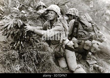 HALL OF MONTEZUMA 1951 20th Century Fox film con Richard Widmark nel ruolo del tenente Carl Anderson Foto Stock