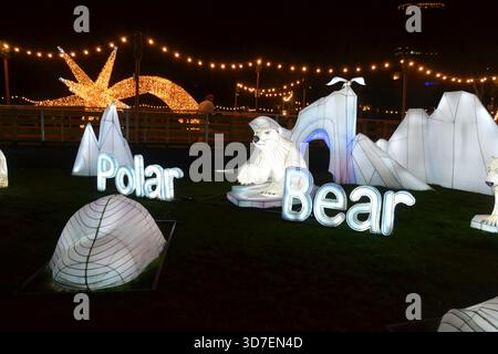 Cardiff Winter Wonderland 2025, Galles del Sud, Regno Unito Foto Stock