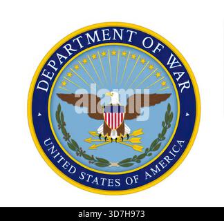 SEAL del Dipartimento della Guerra degli Stati Uniti Foto Stock