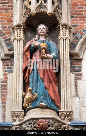 St John's College, St John Street, Cambridge, Cambridgeshire, Englande, Cambridgeshire, Inghilterra Foto Stock