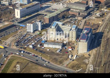 Società immobiliare Aurelis l'Ufficio statale per la natura, l'ambiente e la tutela dei consumatori Lanuv sul suo aÂ‚¬sQuartier 1aâ‚¬Rat il treno principale st Foto Stock