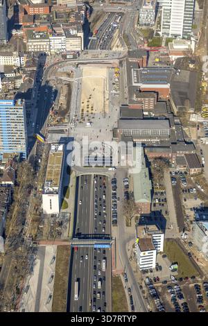 Società immobiliare Aurelis l'Ufficio statale per la natura, l'ambiente e la tutela dei consumatori Lanuv sul suo aÂ‚¬sQuartier 1aâ‚¬Rat il treno principale st Foto Stock