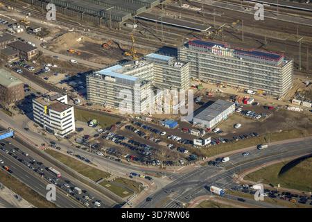 Società immobiliare Aurelis l'Ufficio statale per la natura, l'ambiente e la tutela dei consumatori Lanuv sul suo aÂ‚¬sQuartier 1aâ‚¬Rat il treno principale st Foto Stock