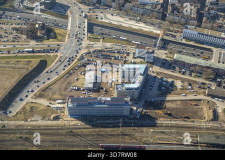 Società immobiliare Aurelis l'Ufficio statale per la natura, l'ambiente e la tutela dei consumatori Lanuv sul suo aÂ‚¬sQuartier 1aâ‚¬Rat il treno principale st Foto Stock
