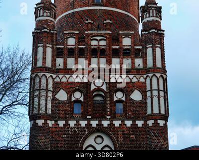 Uenglinger Tor/Gate, Stendal, distretto di Stendal, Sassonia-Anhalt, Germania Foto Stock