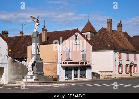 Francia, Saone et Loire, Saint Germain du Bois, il memoriale di guerra Foto Stock