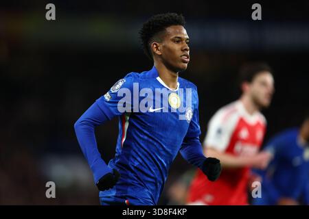 LONDRA, Regno Unito - 30 novembre 2025: Estevao Willian del Chelsea durante la partita di Premier League tra Chelsea FC e Arsenal FC allo Stamford Bridge (credito: Craig Mercer/ Alamy Live News) Foto Stock