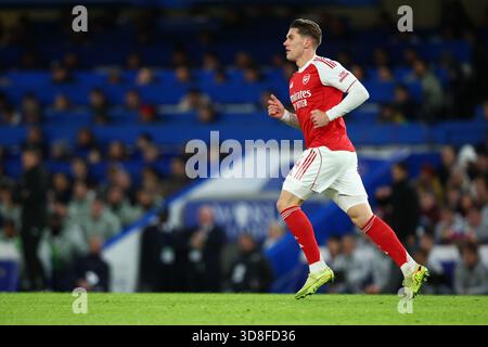 LONDRA, Regno Unito - 30 novembre 2025: Viktor Gyokeres dell'Arsenal durante la partita di Premier League tra Chelsea FC e Arsenal FC allo Stamford Bridge (credito: Craig Mercer/ Alamy Live News) Foto Stock