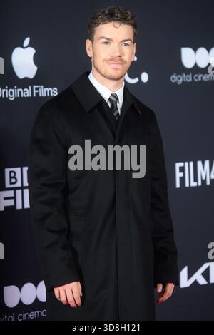Londra, Regno Unito. 30 novembre 2025. Nella foto: Will Poulter partecipa al 28° British Independent Film Awards (BIFA) al Roundhouse. Credito: Justin ng/Alamy Live News Foto Stock