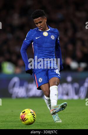 Londra, Regno Unito. 30 novembre 2025. Estevao del Chelsea durante la partita Chelsea vs Arsenal Premier League allo Stamford Bridge di Londra. Il credito per immagini dovrebbe essere: David Klein/Sportimage Credit: Sportimage Ltd/Alamy Live News Foto Stock