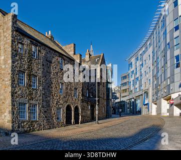 Aberdeen Scotland Shiprow la casa del Provost Ross risale al 1593 Foto Stock