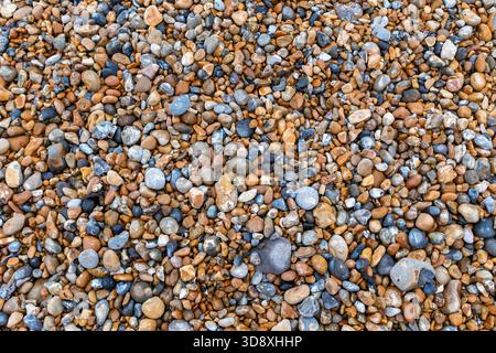 Sfondo Pebble Beach Stones Foto Stock