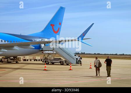 TUI Boeing 737 Max 8 aeromobili. Foto Stock