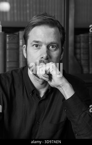 Ritratto di Christopher Bollen 16/11/2025 ©Isabella De Maddalena/opale.Photo Foto Stock