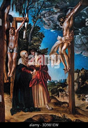 Lamento sotto la Croce (1503) Lucas Cranach il Vecchio (1472-1553) tedesco Germania Foto Stock